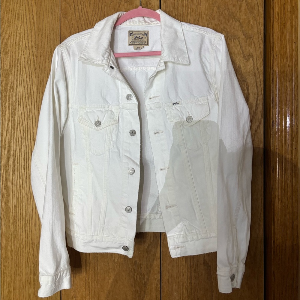 Polo Ralph Lauren women white denim jacket
